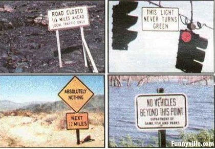 Cool traffic signs from around the world