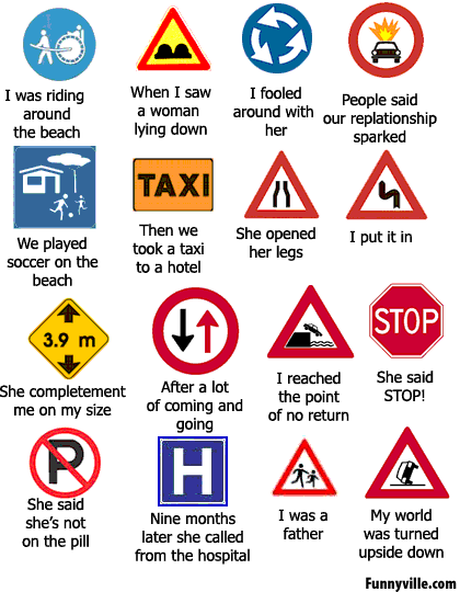 Funny traffic signs